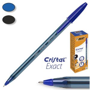 Bic Cristal Exact, Ultra Fine, Punta super fina, Azul