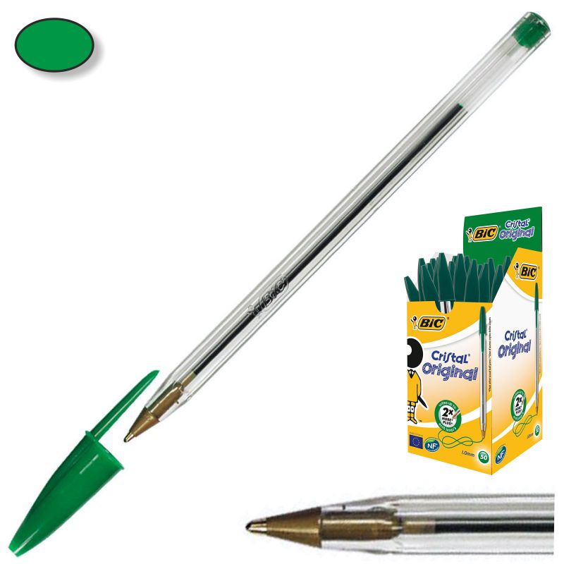 BOLIGRAFO BIC CRISTAL VERDE