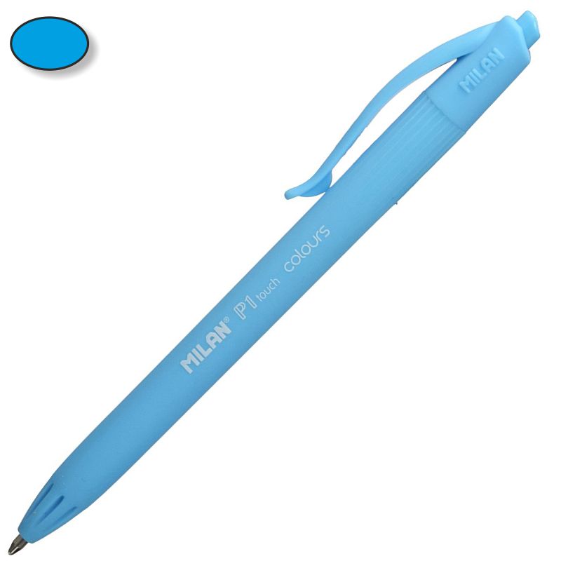 Boligrafo Milan P1 Touch 1mm Azul – TODOFICINA