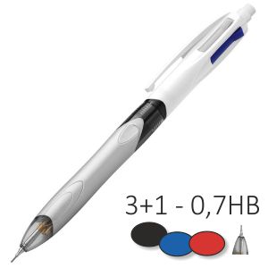Boligrafo multifunción con lápiz portaminas, Bic 4 colores
