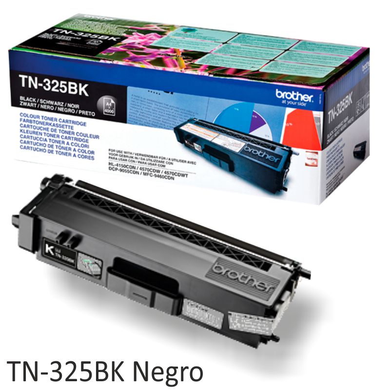 Comprar Brother TN325BK Negro Toner alta capacidad 4000 Pags