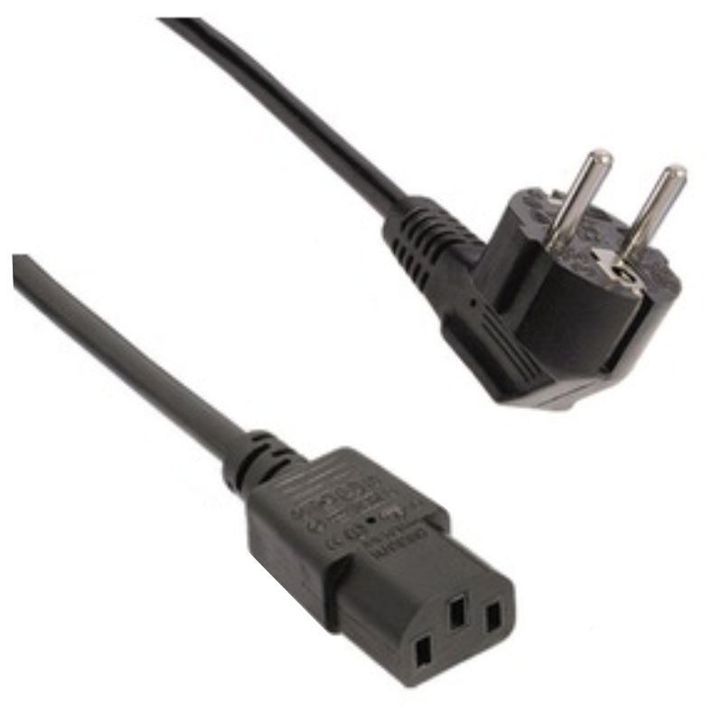 Cable alimentacion red 220V para ordenador monitor impresora