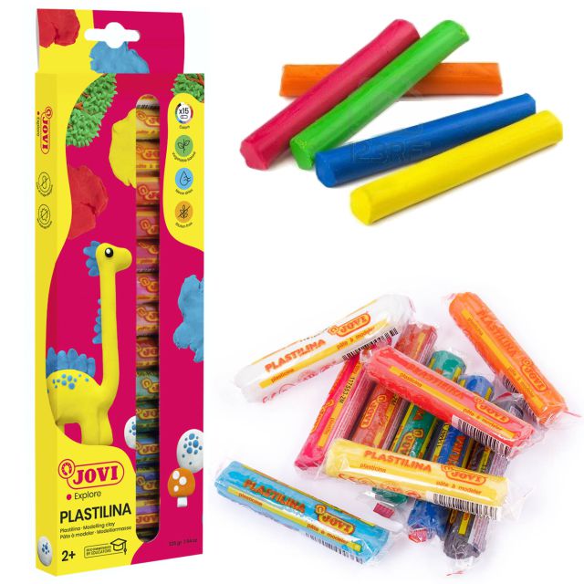 Compra Plastilina jovi 90 estuche 6 barras colores pastel surtidos 15 g