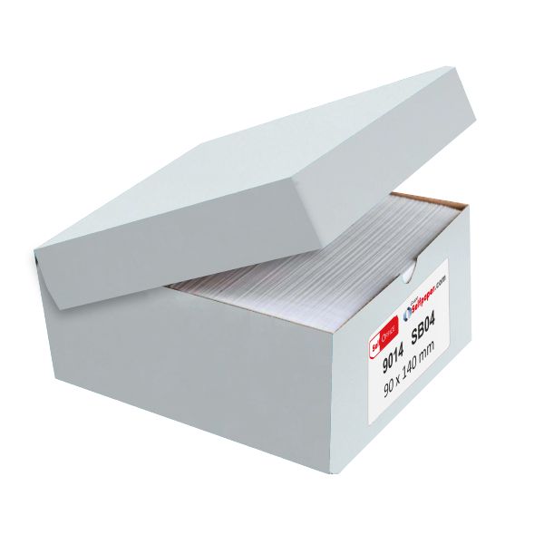 caja con 500 sobres minimo 90x140 correos