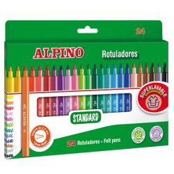 Caja de Rotuladores Alpino 24