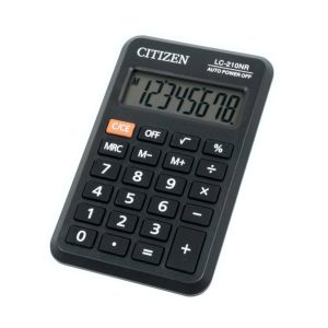 Calculadora de bolsillo pequeña Citizen LC-210NR