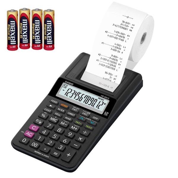 Comprar Calculadora impresora Casio HR-8RCE, Pilas / red opc.