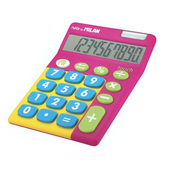 Comprar Calculadora Milan Duo Mix Multicolor 10 dígitos, solar pilas