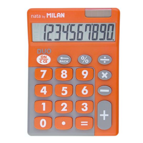 Calculadora Milan Touch Naranja 150610TDOP