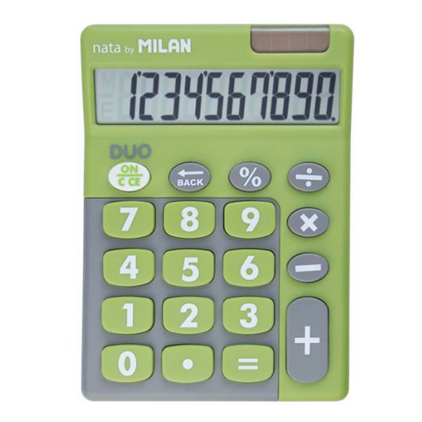 Calculadora Milan Touch Verde Pistacho 150610TDGR