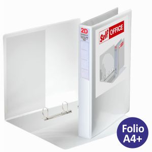 Carpeta Canguro personalizable blanca 2 anillas Folio