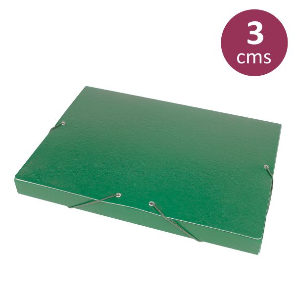 Carpeta de poyectos Liderpapel Lomo 3 cms Verde PJ36