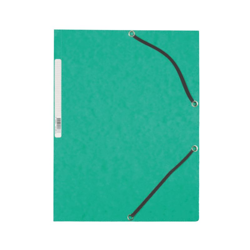 Carpeta Gomas Carton Q-connect 31626 - Verde