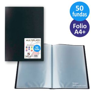 Carpeta Tarifario 50 fundas Multiplast Folio