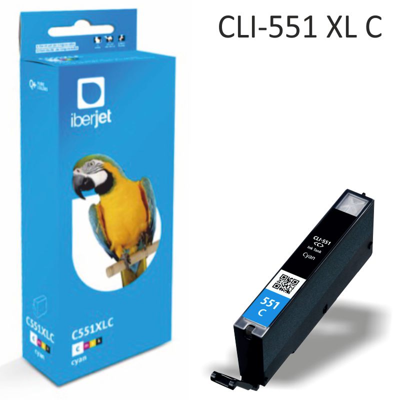 Cartucho tinta Compatible Canon CLI551 XL, cada color