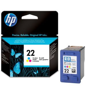 Cartucho tinta HP 22 color tinta