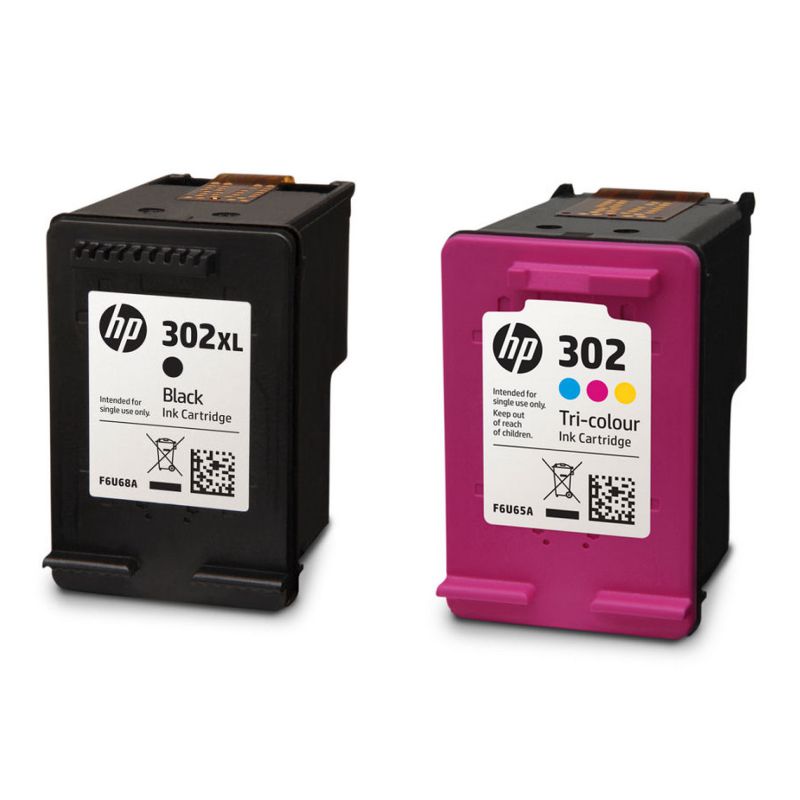 Pack Ahorro Cartuchos tinta HP 302 Negro + tricolor, Selfpaper.com.