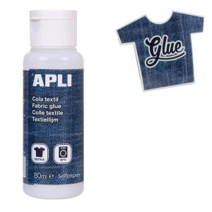 Cola textil Apli, pegamento para tela o tejidos 80 ml