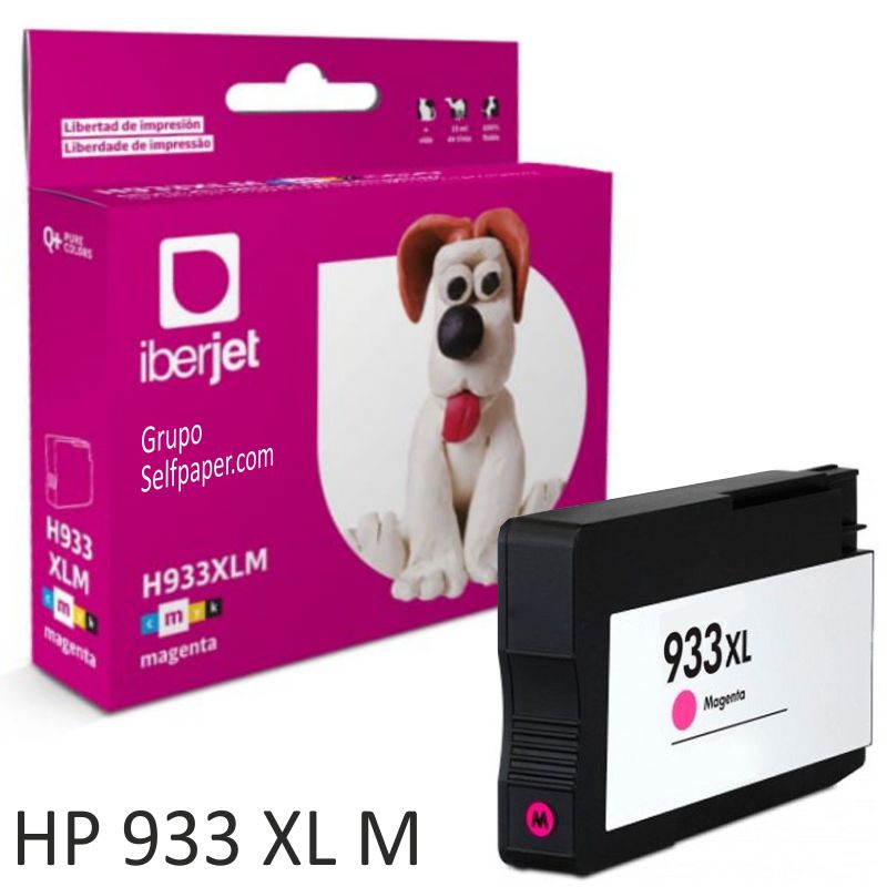 Compatible HP 933XL Magenta, cartucho de tinta XL