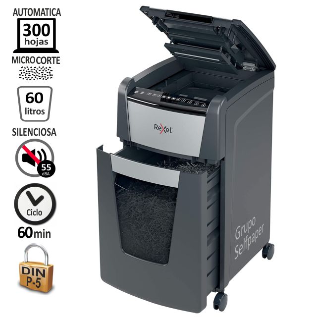 Comprar Destructora Rexel Optimum Auto+ 300M microcorte automática