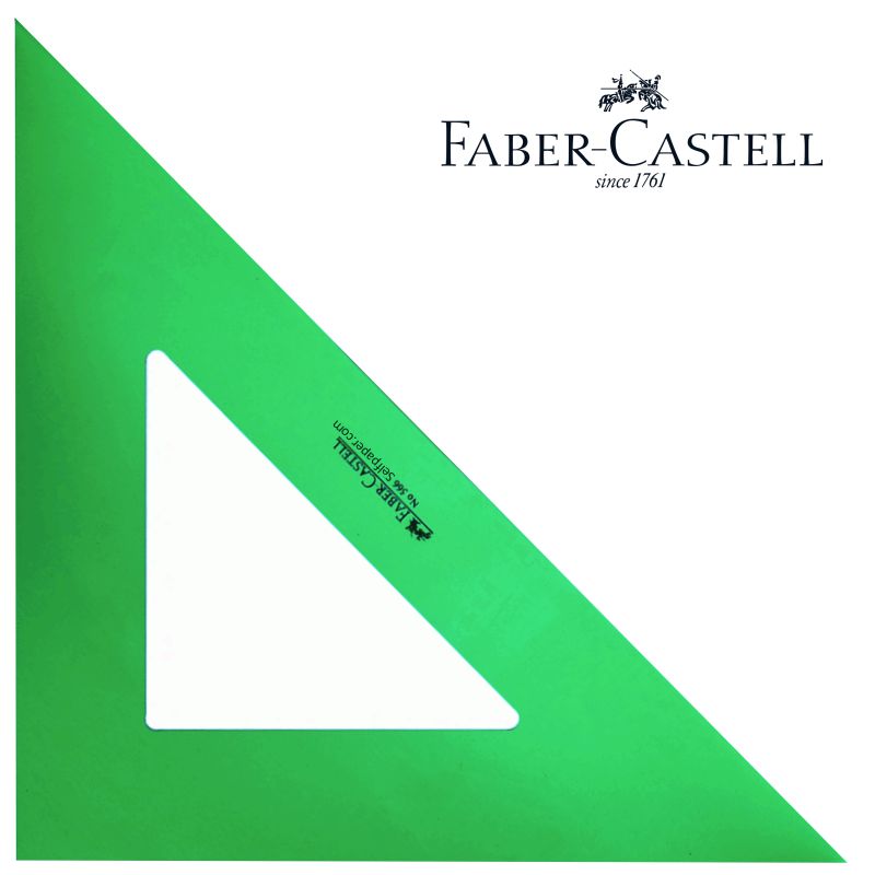 Material Escolar Faber Lote Faber Castell Dibujo Técnico - Regla 30cm Escuadra 32cm Cartabón 32cm REGALO Bolígrafo Y Portaminas Escuadra Y Cartabon Faber Castell