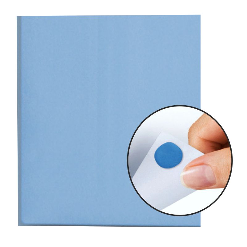 detalle masilla apli adhesiva blue tack