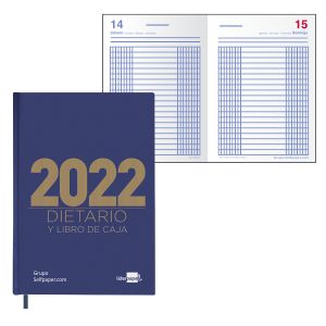 Dietario 2022 cuartilla, dia pagina, medio