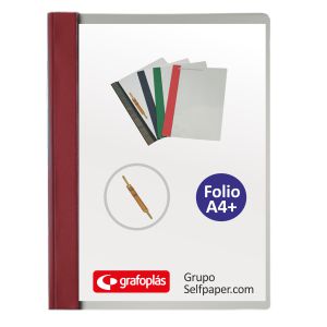 Dossier fastener metálico folio burdeos 05031530