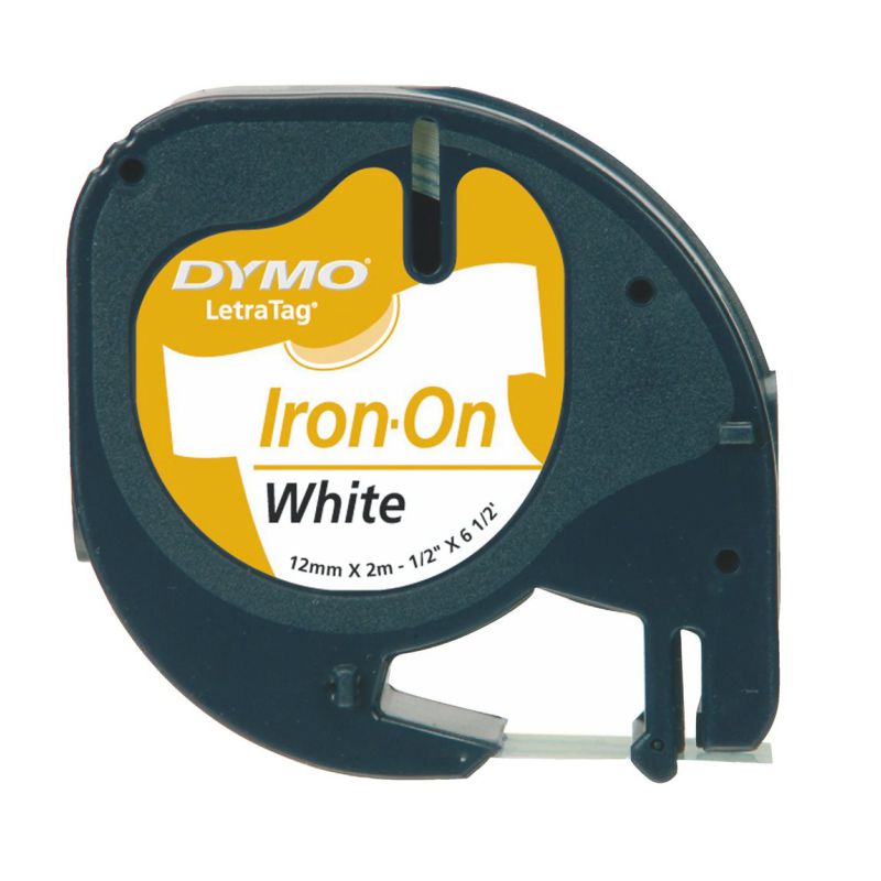 Cinta Dymo Letratag de Tela para Planchar N/B 18769, Selfpaper.com.