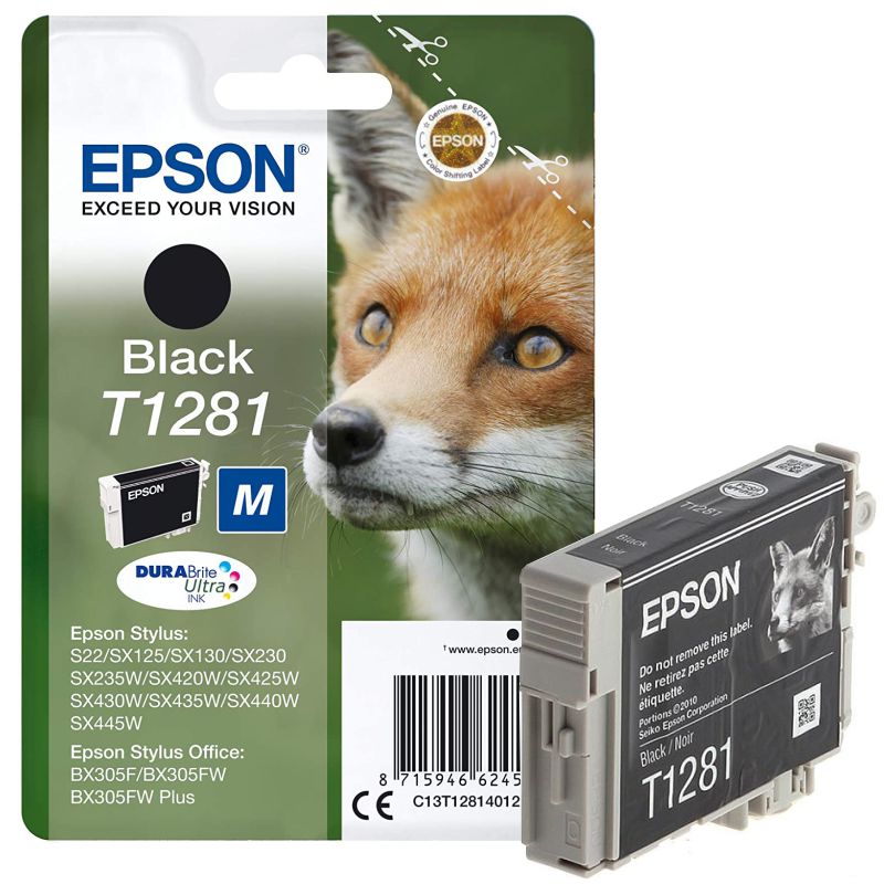 Epson T1281 Cartucho tinta Negro