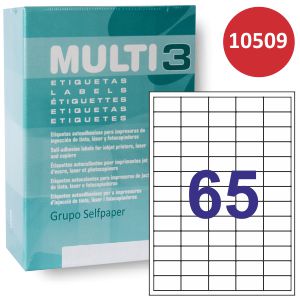 Etiquetas impresora Multi3 10509, 