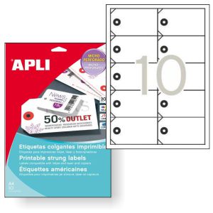 Etiquetas Colgantes Imprimibles Apli 98x57