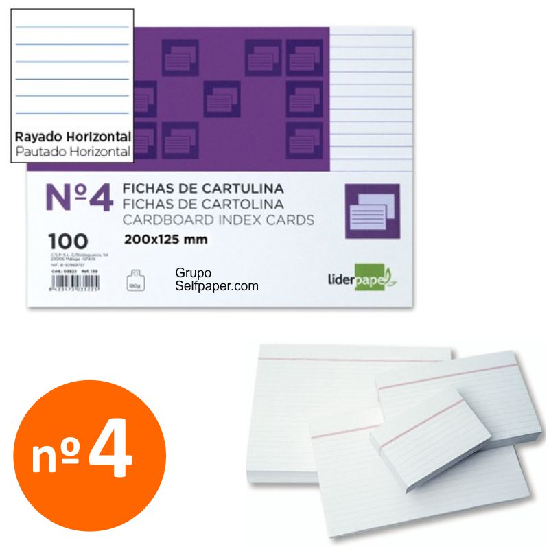 Cumplido cheque formato Fichas Rayadas numero 4 - cartulina 125x200 Pte.100, Selfpaper.com.