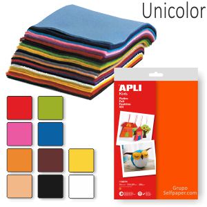 Fieltro Din A4 Unicolor Pack 10