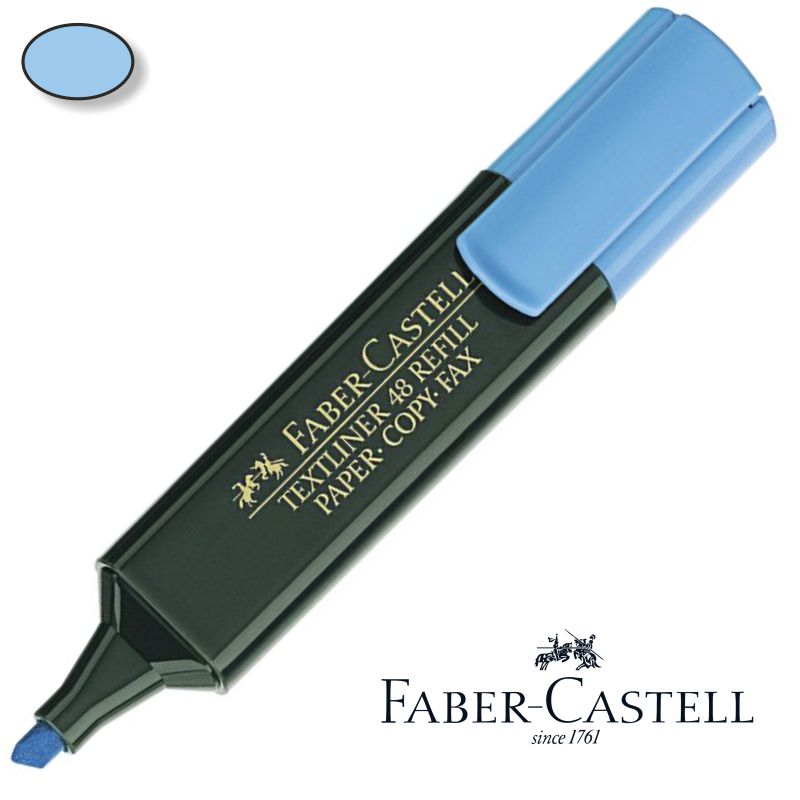 Rotulador Fluorescente Faber-Castell Textliner 48 Azul