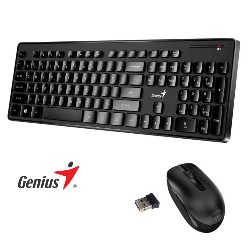 genius slimstar 8006 kit teclado raton wifi