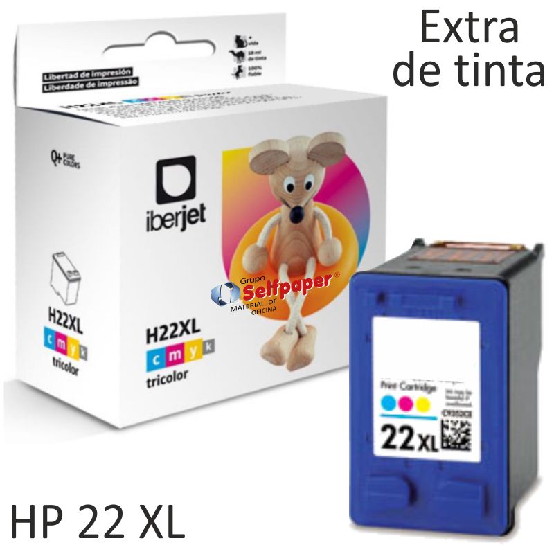 Comprar HP 22XL 22 XL Cartucho tinta remanufacturado Doble Tinta
