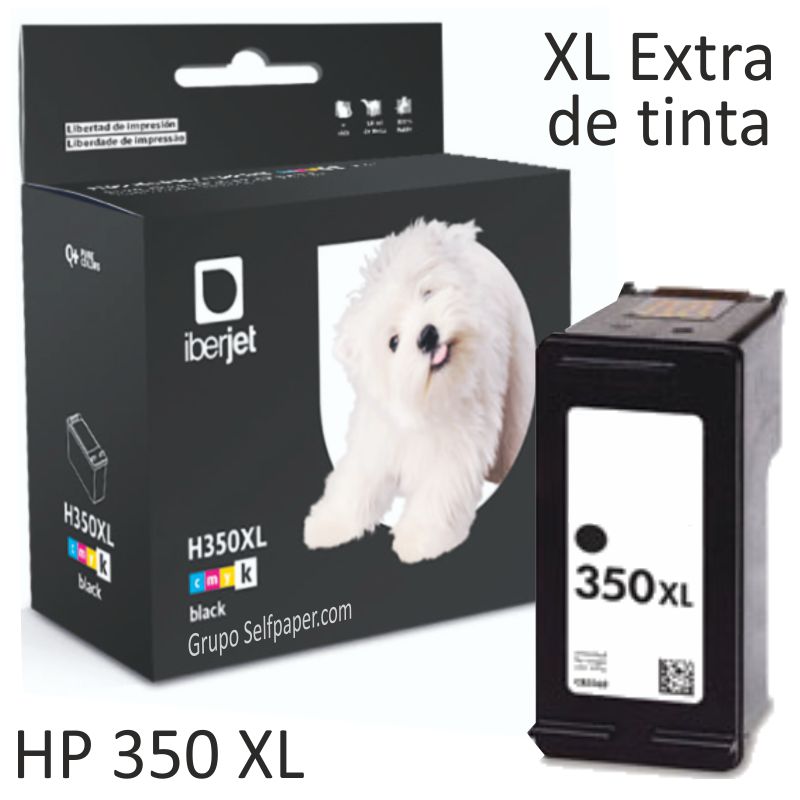 HP 350XL cartucho compatible negro