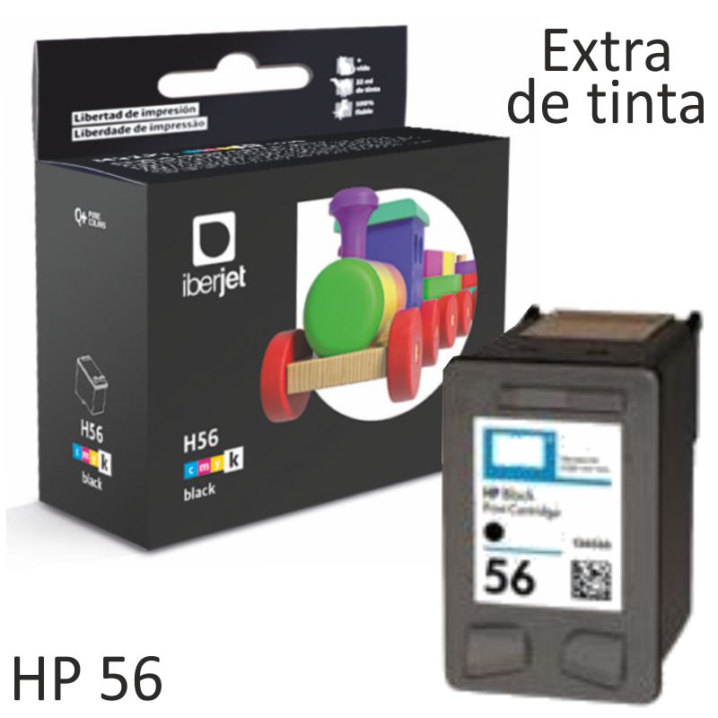 Comprar HP 56  Cartucho de tinta Negro 19ml - C6656A remanufacturado