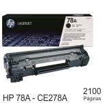 HP 78A CE278A - toner original laserjet P1566 1606DN Negro