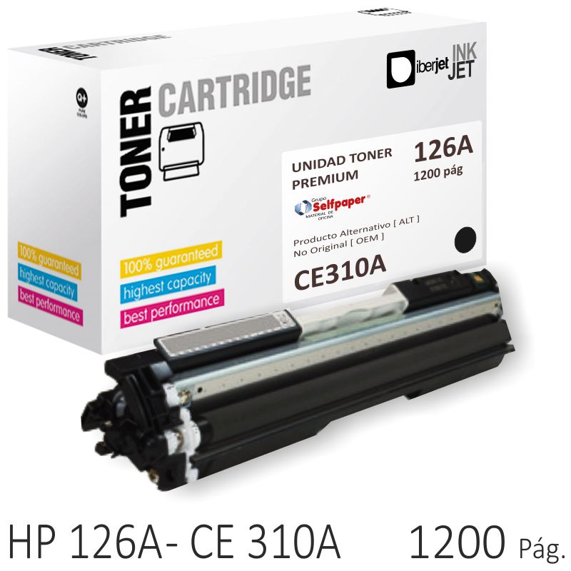 Comprar HP CE310A toner compatible negro 126A 1200 Paginas CP1025