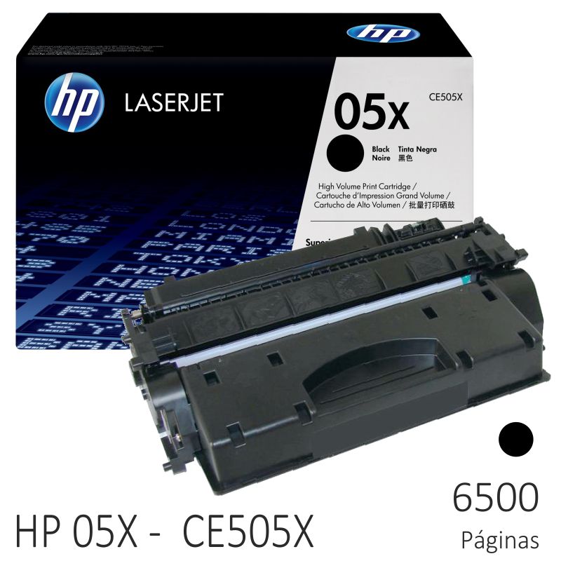 Comprar HP CE505X Toner Original HP 05X , 6500 Paginas para P2055