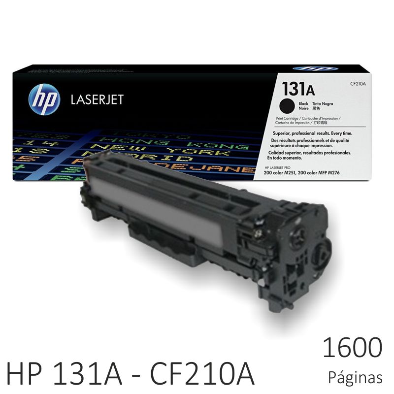 Comprar HP 131A - CF210A Toner original negro 1600 Pag. M251NW M276
