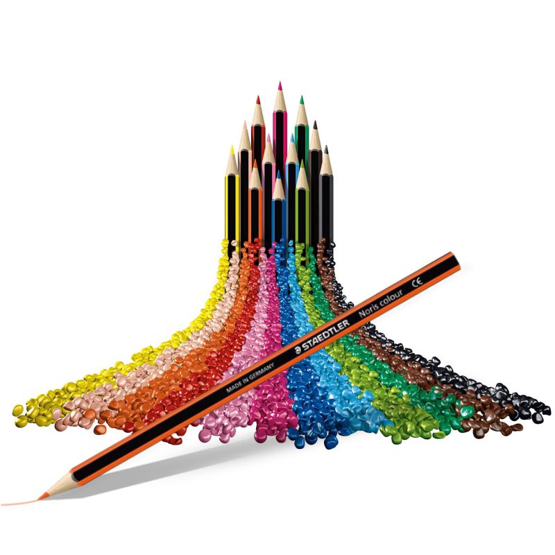 lápices de madera staedtler noris colour 185c24 24