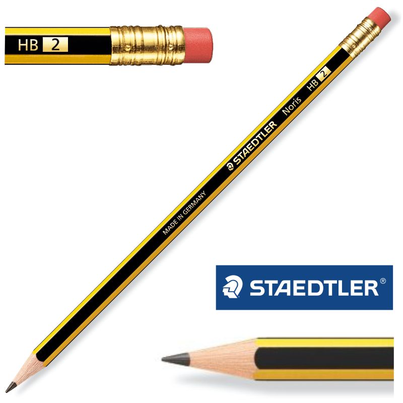 Lapiz con goma Noris Staedtler HB 122-HB