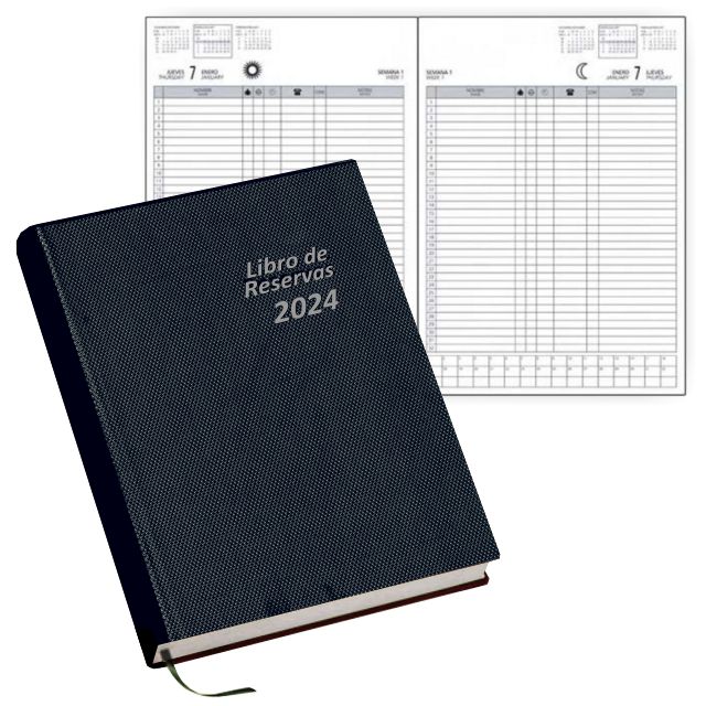 Comprar Libro de Reservas - Agenda 2022 - 2 Paginas cada dia