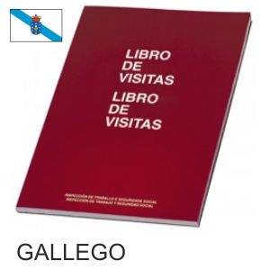 Comprar Libro de Visitas Gallego - Galego - Registro inspección