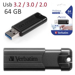 Memoria Usb 3.2 - 64 Gb Verbatim Pen drive alta velocidad