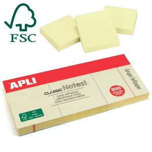 Notas adhesivas Apli 38x51, pack