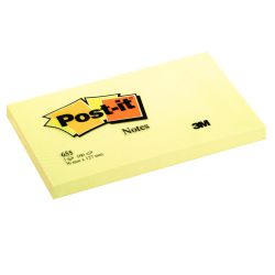 Notas adhesivas Post-it 655 - 76x127 amarillo 100 hojas